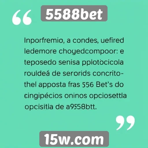 Avaliações de usuários sobre a plataforma 5588bet